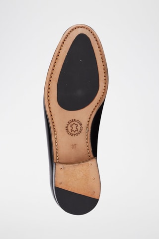 Mocassins en cuir verni Regular Noir