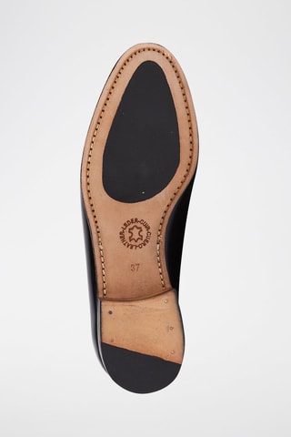 Mocassins en cuir verni Regular Noir