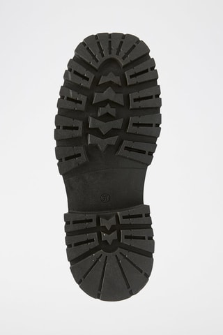Mocassins en cuir 
Noir