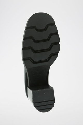 Mocassins à talons Penny en cuir Regular - Noir