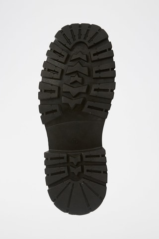 Botins Chelsea em couro 
Castanho-escuro