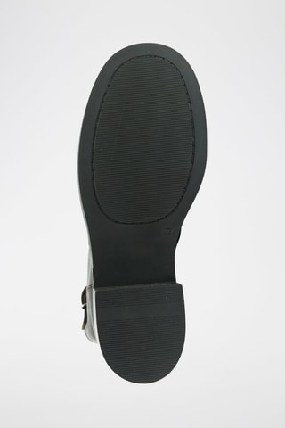 Botins em couro Biker - Castanho