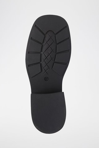 Botins Chelsea em couro - Castanho-escuro