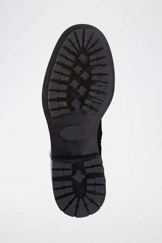 Botins em couro Toe Cap - Castanho-escuro