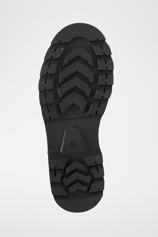 Botins em couro Lace-up - Preto