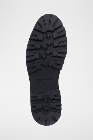 Bottines regular en cuir - Noir