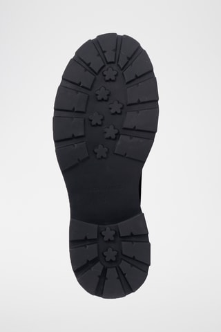 Botins regular em couro - Preto