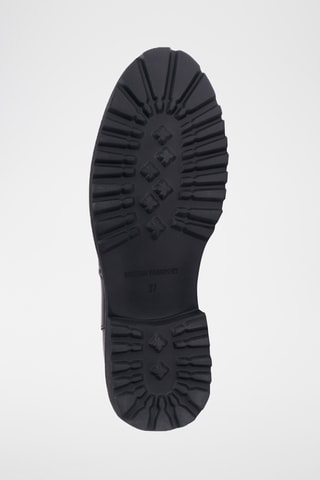 Bottines Chelsea regular en cuir - Marron foncé