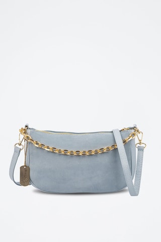 Sac à main en nubuck - Ciel