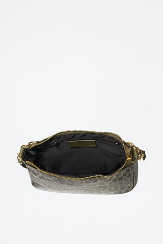Nubuck Handtas - Kaki en Zwart