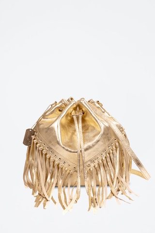 Sac seau en cuir Arzana - Doré