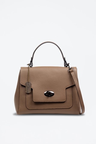 Sac à main en cuir - Beige