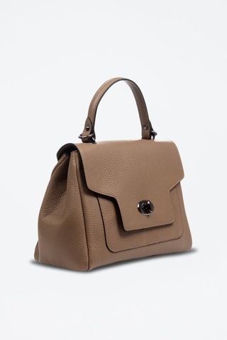 Sac à main en cuir - Beige