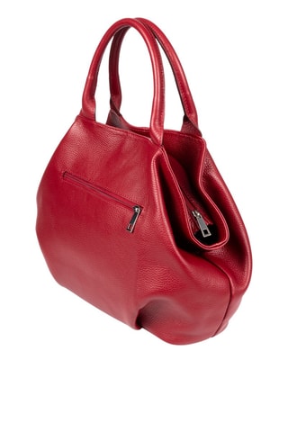 Sac à main en cuir - Rouge 