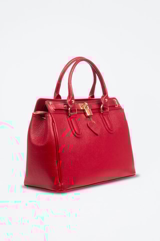 Sac à main en cuir Arpaise - Rouge
