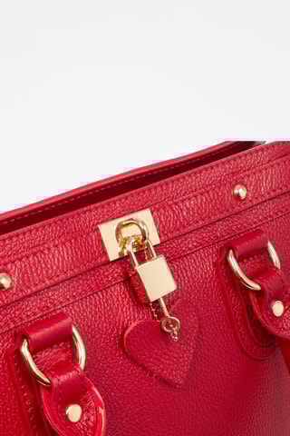 Sac à main en cuir Arpaise - Rouge