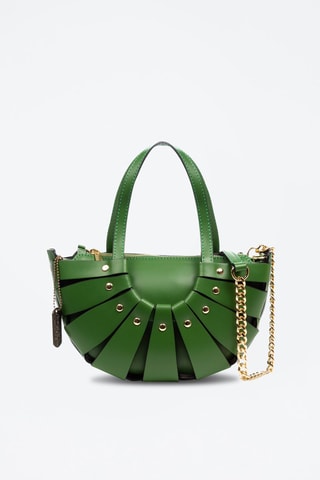 Sac à main en cuir Aquara - Vert