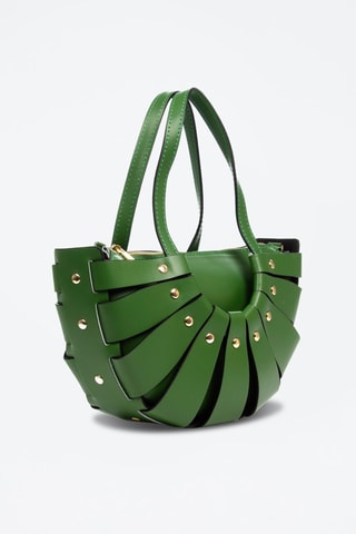 Sac à main en cuir Aquara - Vert