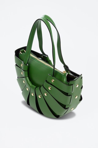 Sac à main en cuir Aquara - Vert