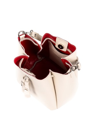 Sac seau en cuir Idea - Beige