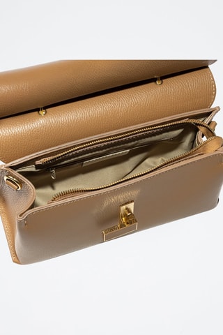 Sac à main en cuir - Taupe
