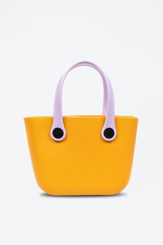Sac à main et pochette - Moutarde et corail - Libelulla