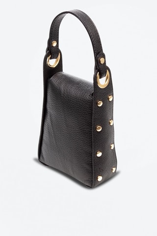 Sac à main en cuir - Noir et doré