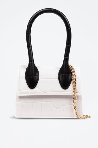 Sac à main - Blanc et noir - Libelulla