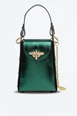 Leren Handtas Alviano  
Groen - Firenze Artegiani