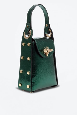 Leren Handtas Alviano  
Groen - Firenze Artegiani