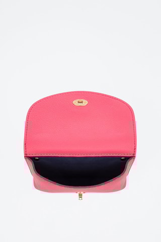 Sac bandoulière en cuir Aquilonia - Fuchsia