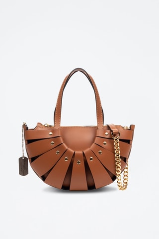 Sac à main en cuir Aquara - Camel