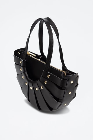 Sac à main en cuir Aquara - Noir