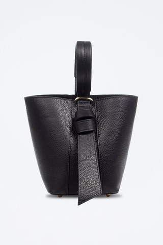 Sac à main en cuir Ayas - Noir