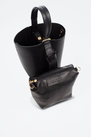 Sac à main en cuir Ayas - Noir