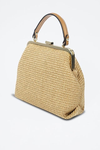 Sac à main en paille - Beige