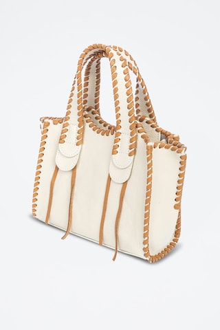 Sac à main en cuir Avio - Beige