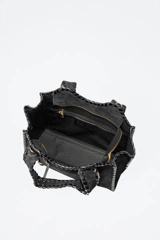 Sac à main en nubuck Avio - Noir