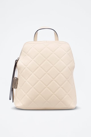 Sac à dos en cuir Arquà - Beige clair