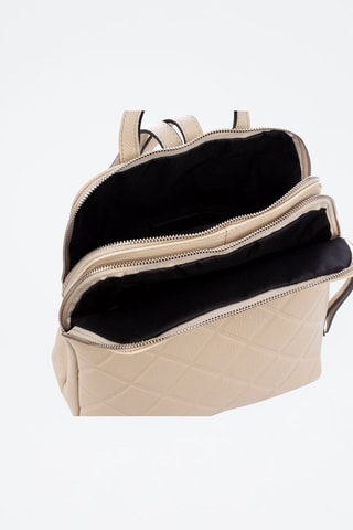 Sac à dos en cuir Arquà - Beige clair