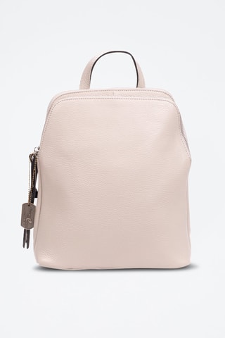 Sac à dos en cuir - Rose poudré