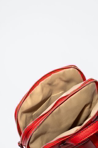 Sac à dos en cuir Arquà - Rouge