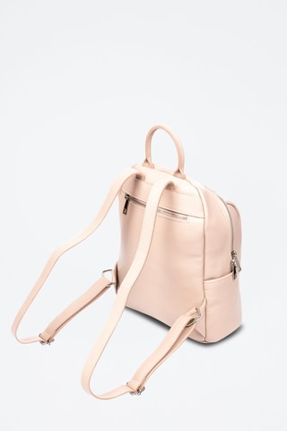 Sac à dos en cuir Albinea - Rose poudré