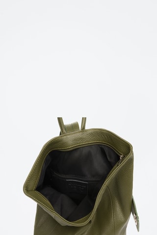 Sac à dos en cuir Edvige - Vert