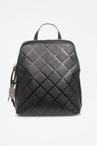 Sac à dos en cuir Arquà - Noir