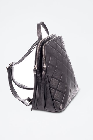 Sac à dos en cuir Arquà - Noir