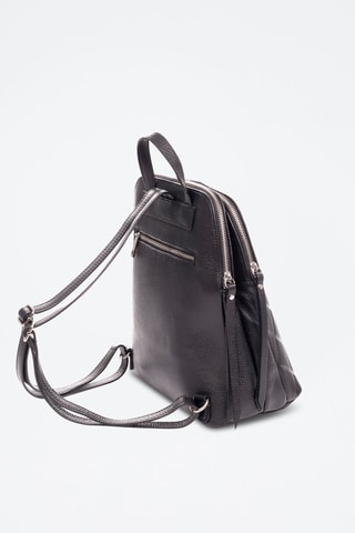 Sac à dos en cuir Arquà - Noir