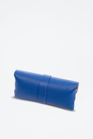 Pochette en cuir - Bleu