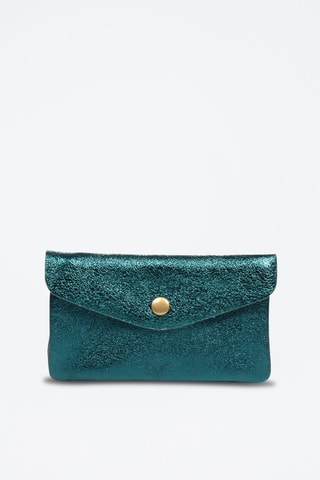 Pochette en cuir - Vert