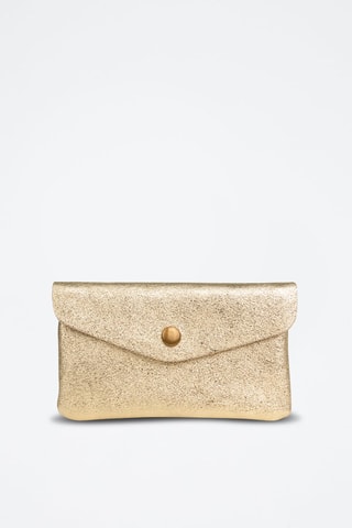 Pochette en cuir Alseno - Doré